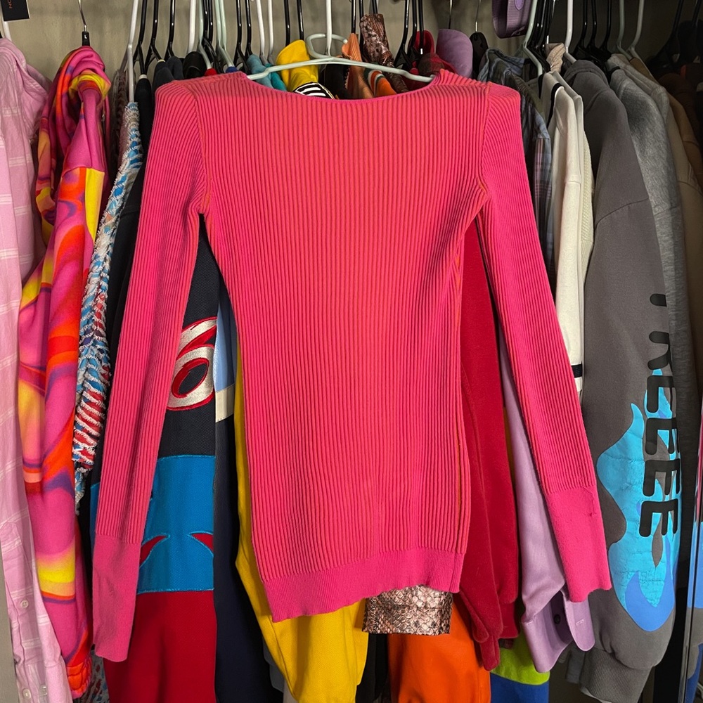 Jacquemus Rosa Ribbed Top - Picture 4 of 7